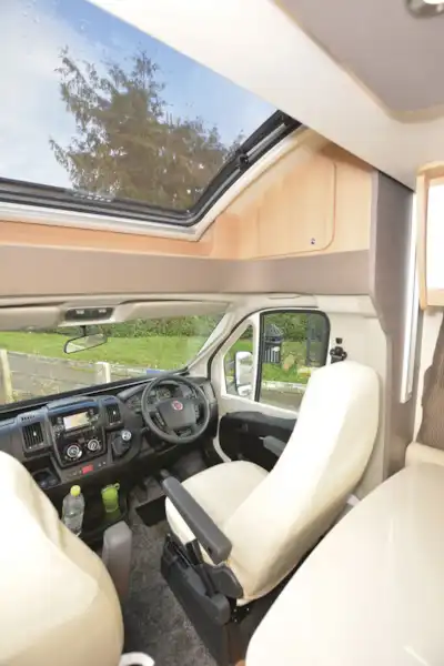 The cab in the McLouis Fusion 360 motorhome (Click to view full screen)