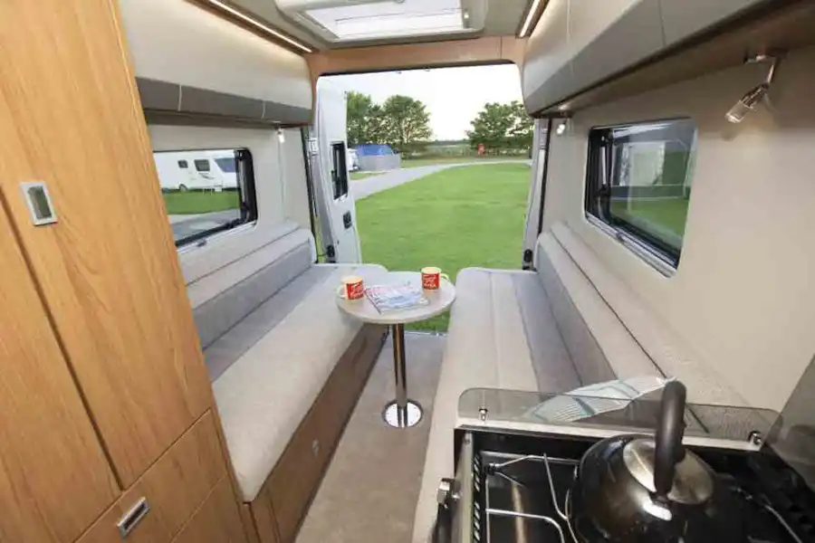 The spacious rear lounge is a real plus point (Click to view full screen)