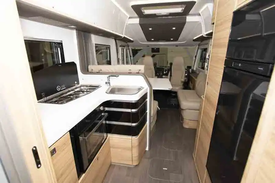 The Adria Sonic Supreme has a large galley area - © Warners Group Publications (Click to view full screen)
