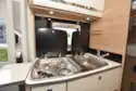 Close up of the kitchen in the Dethleffs Globebus T 1 motorhome