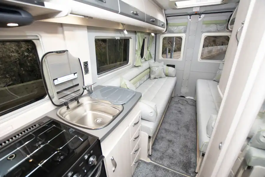 The interior of the Auto-Sleeper Warwick Duo motorhome (Click to view full screen)