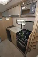 The kitchen in the Auto-Trail Imala 730 HB motorhome