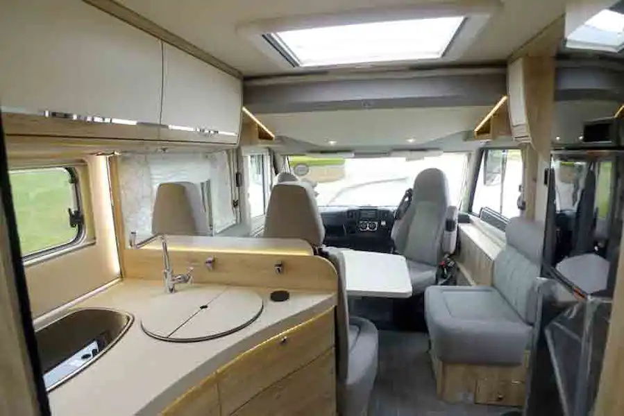 View of the Eura Mobil's interior - picture courtesy of Geoff Cox Leisure (Click to view full screen)