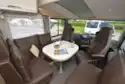 A close up look at the lounge in the Niesmann + Bischoff Flair 830 LE motorhome