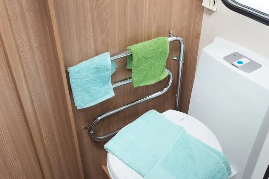 A heated towel rail (Click to view full screen)