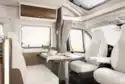 The Etrusco T 6900 DB motorhome's front lounge