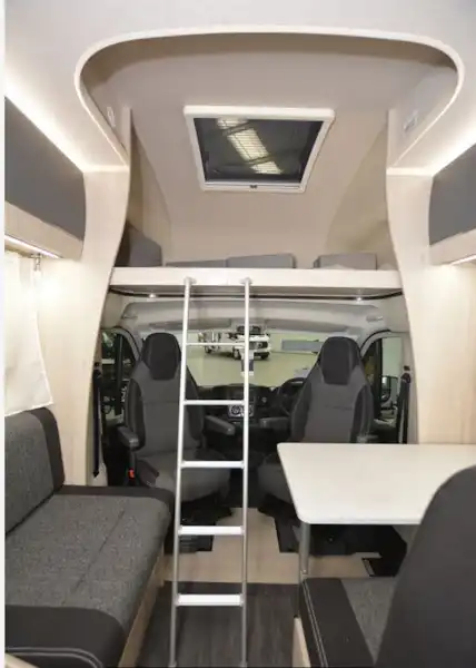 The Auto-Trail Expedition C71 roof bed (Click to view full screen)