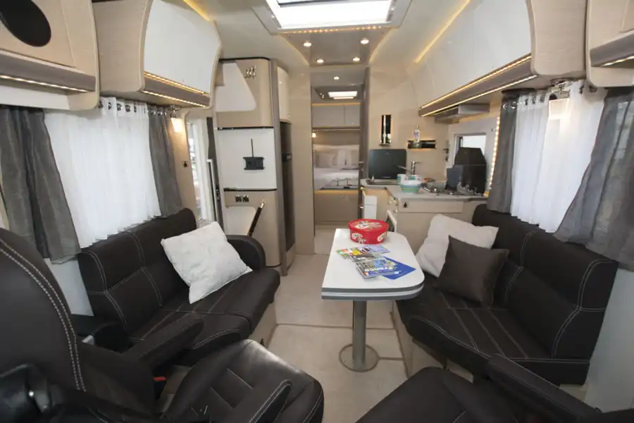 A view of the interior in the Rapido M96 motorhome (Click to view full screen)