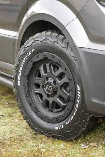 Alloys and all terrain tyres © Warners Group Publications, 2019 (Click to view full screen)