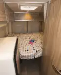 The bed in the Hymer Grand Canyon campervan