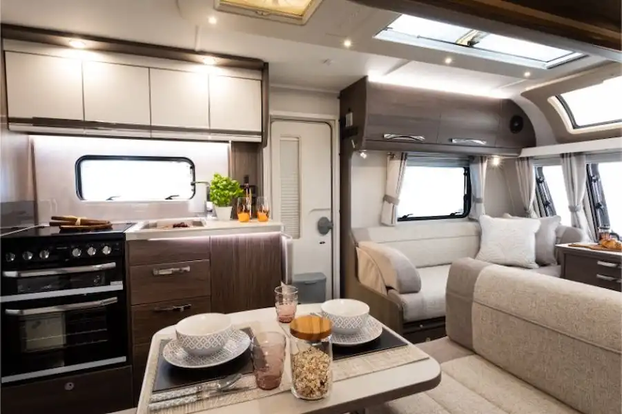 Buccaneer Aruba kitchen from the dinette (Click to view full screen)