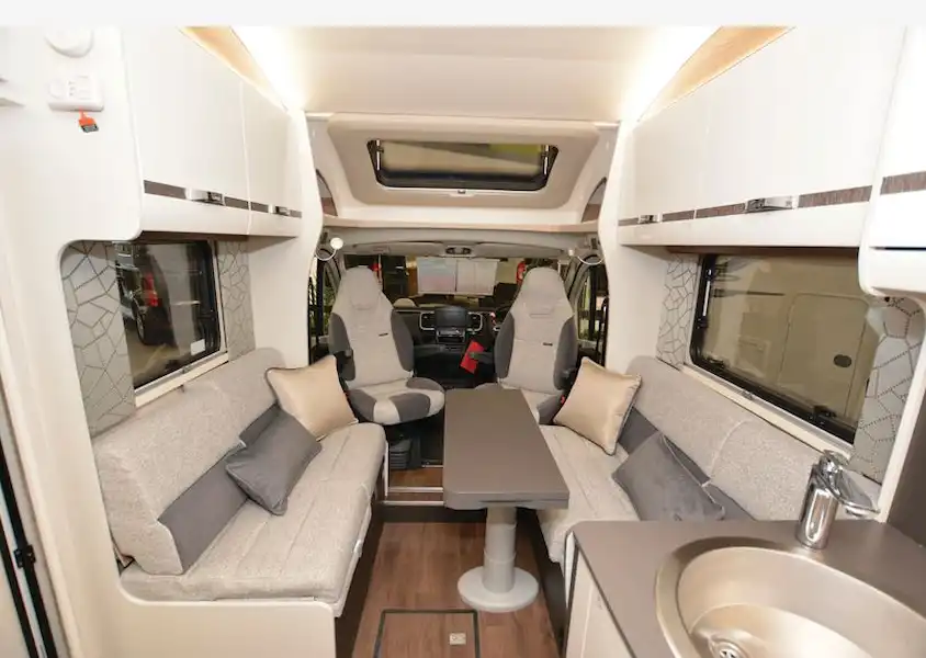The Swift Hi-Style 684 low-profile motorhome view forwards (Click to view full screen)