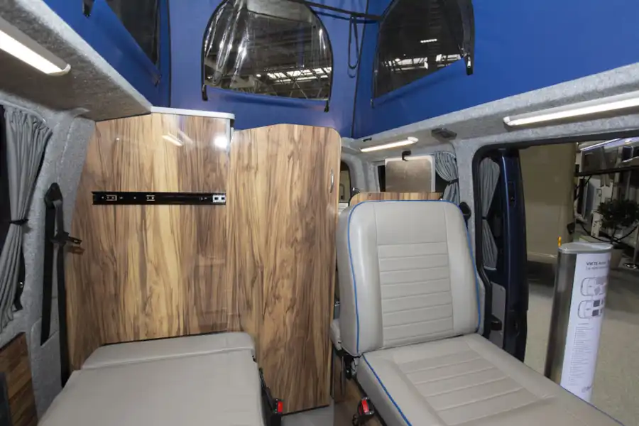 A look at the interior of the Danbury Active Choice campervan (Click to view full screen)