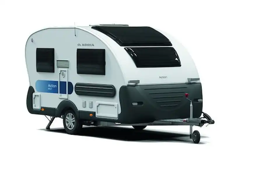 The Adria Action 361 LT caravan (photo courtesy of Adria) (Click to view full screen)