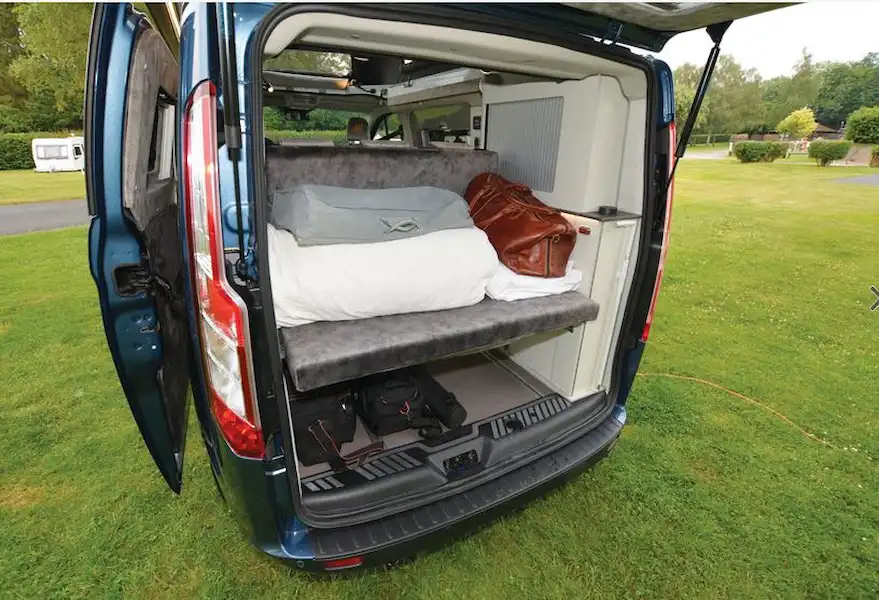 Auto-Sleeper Air campervan boot space (Click to view full screen)