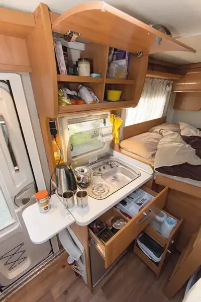 A compact but useful kitchen (Click to view full screen)