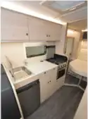 The Auto-Trail Expedition C71 kitchen