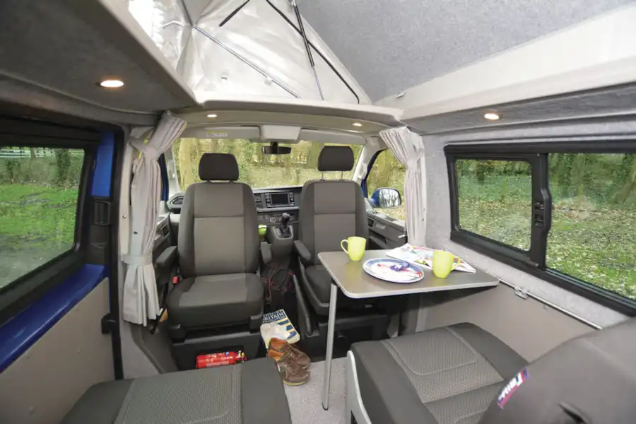 The interior of the Nexa+ HL campervan (Click to view full screen)
