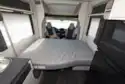 The drop down bed in the Chausson 650 motorhome