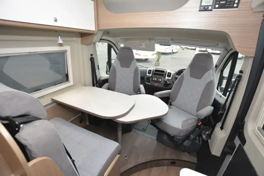 The cab in the Carado V600 Clever + Edition campervan (Click to view full screen)