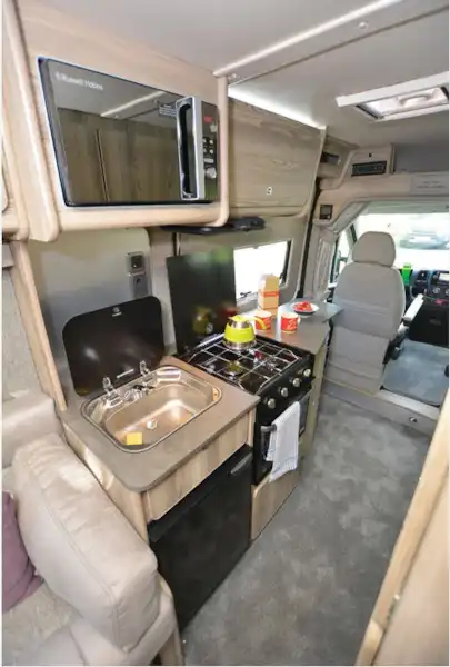 The Auto-Explore RL campervan kitchen (Click to view full screen)