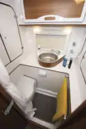 The washroom in the IH 680 CFL campervan