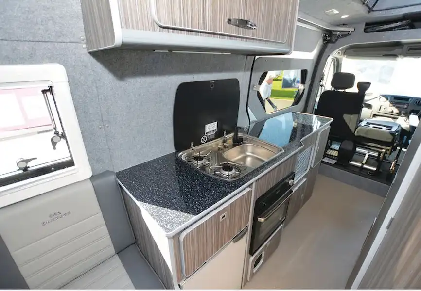 The SB2 Campers Renault Master campervan interior (Click to view full screen)