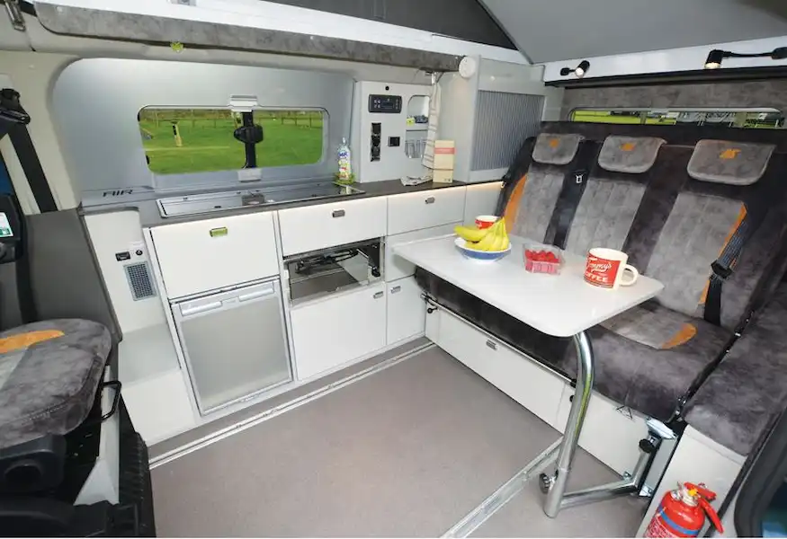 Auto-Sleeper Air campervan interior (Click to view full screen)