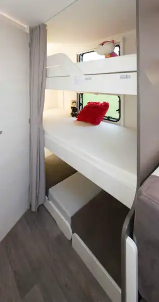 Beds for three little caravanners (Click to view full screen)