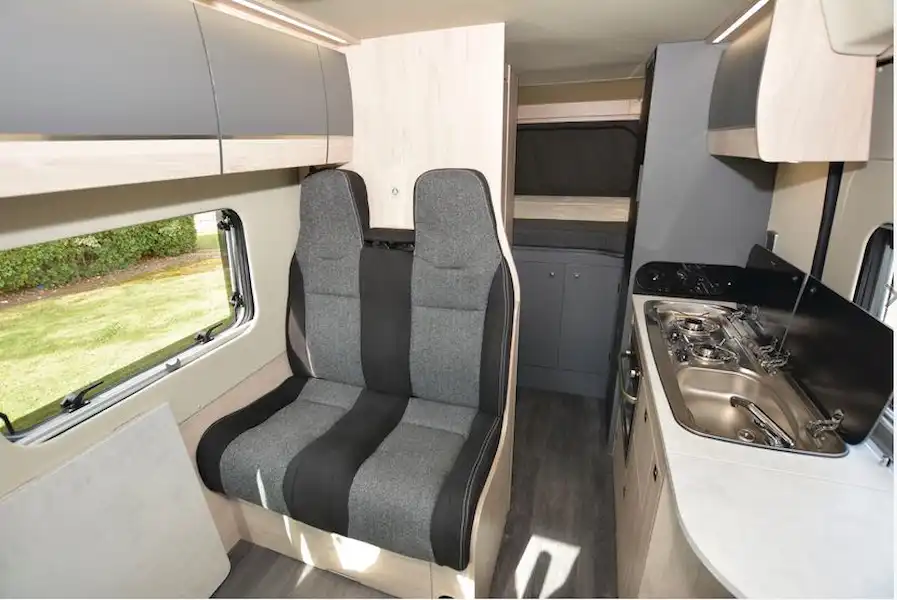 Auto-Trail Expedition 68 campervan view to the rear (Click to view full screen)