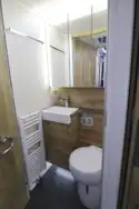 The washroom in the Frankia Platin I7900 Plus