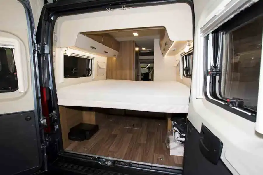A view of the bed with rear doors open © Warners Group Publications, 2019 (Click to view full screen)