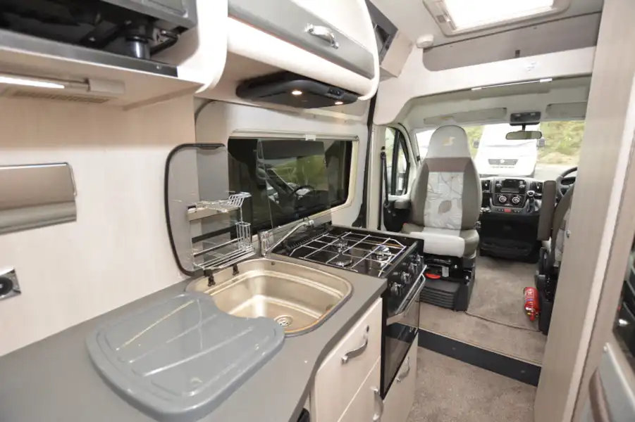 A view of the interior in the Auto-Sleeper Warwick XL (Click to view full screen)