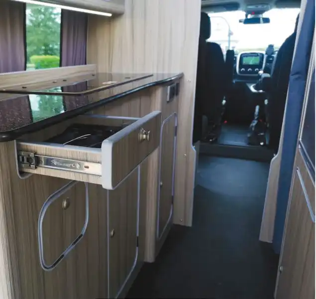 CCCampers Witley campervan kitchen (Click to view full screen)