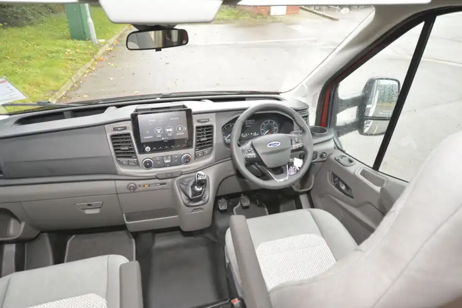 The cab in the Auto-Trail F-Line F74 motorhome (Click to view full screen)