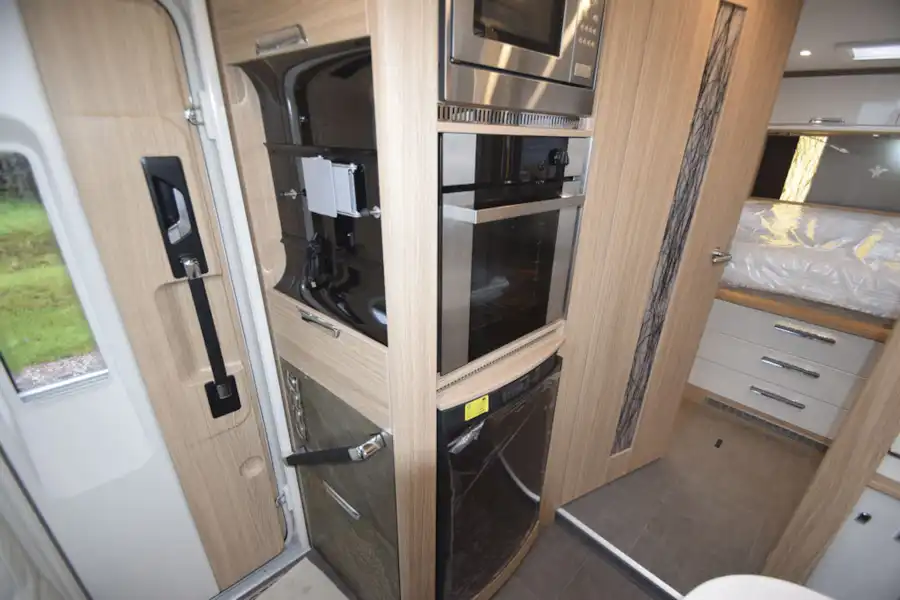 The fridge in the The Arto 78F motorhome  (Click to view full screen)