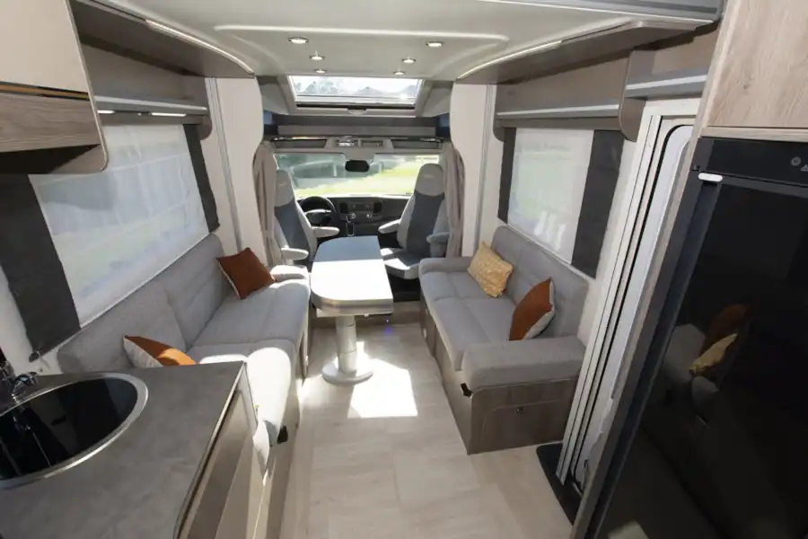 The interior of the Chausson 720 motorhome (Click to view full screen)