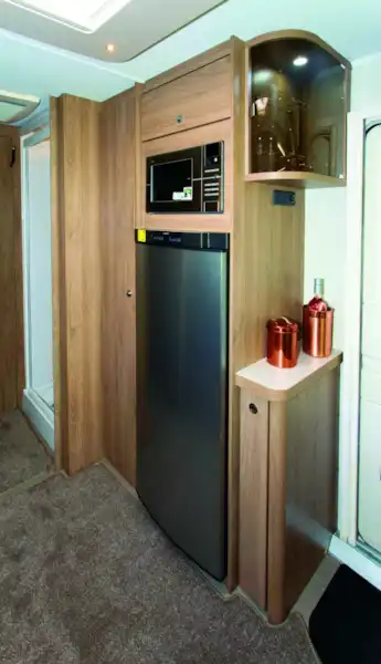 The fridge capacity is 155 litres (Click to view full screen)