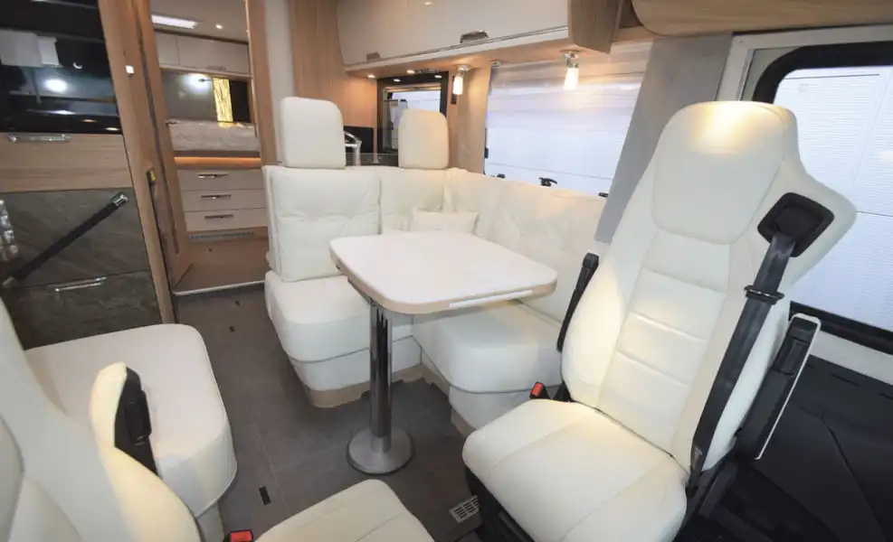 The lounge in the The Arto 78F motorhome  (Click to view full screen)