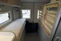 The bed in the Hymer Free campervan