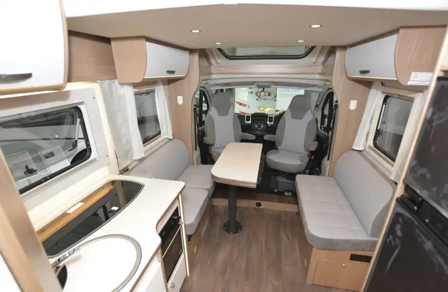 The lounge area in the Carado T459 Clever Plus (Click to view full screen)