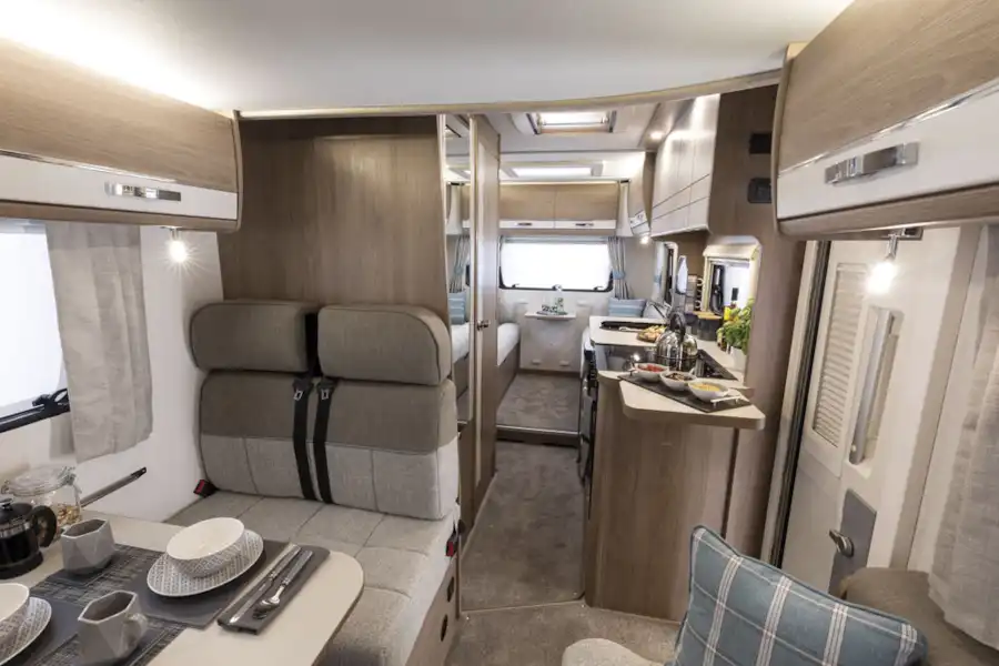 Inside the Compass Avantgarde motorhome (Click to view full screen)