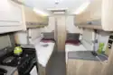 Twin beds in the Elddis Marquis Majestic 185 motorhome
