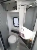 The washroom in the Adria Twin Supreme 640 SGX campervan