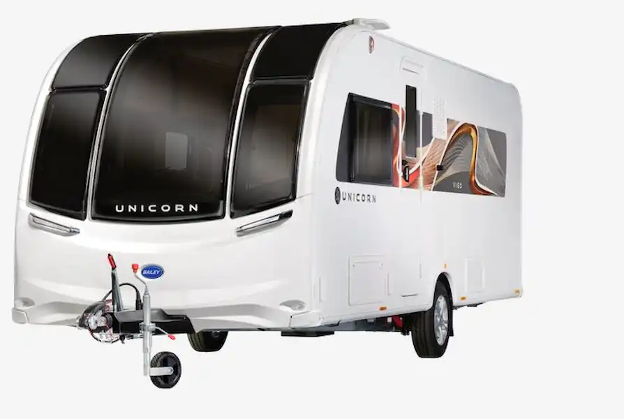 The Bailey Unicorn Vigo caravan (photo courtesy of Bailey) (Click to view full screen)