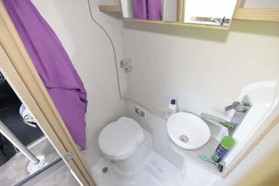 The washroom in the Elddis Autoquest CV60 campervan (Click to view full screen)