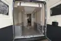 With the rear doors of the Dreamer D60 Fun campervan open