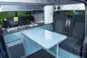 Kitchen with table extended
