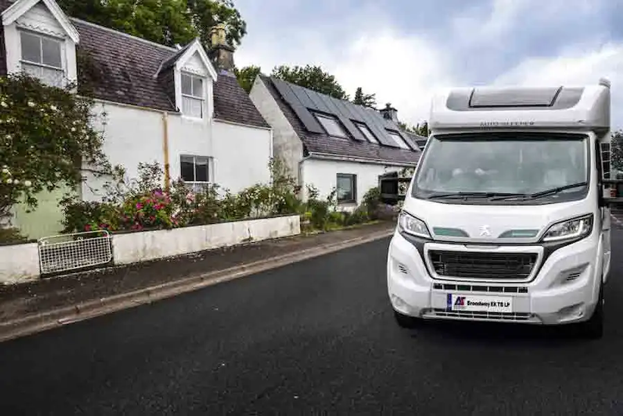 The Auto-Sleeper Broadway, out on the road © Warners Group Publications, 2019 (Click to view full screen)