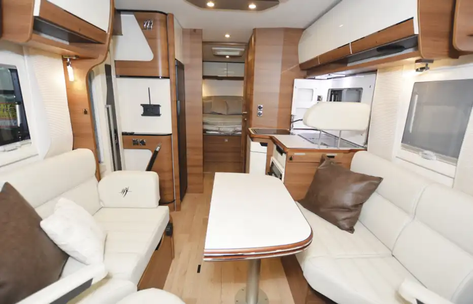 The interior of the Rapido 8086dF motorhome (Click to view full screen)